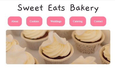 Sweet Eats Bakery CodePen